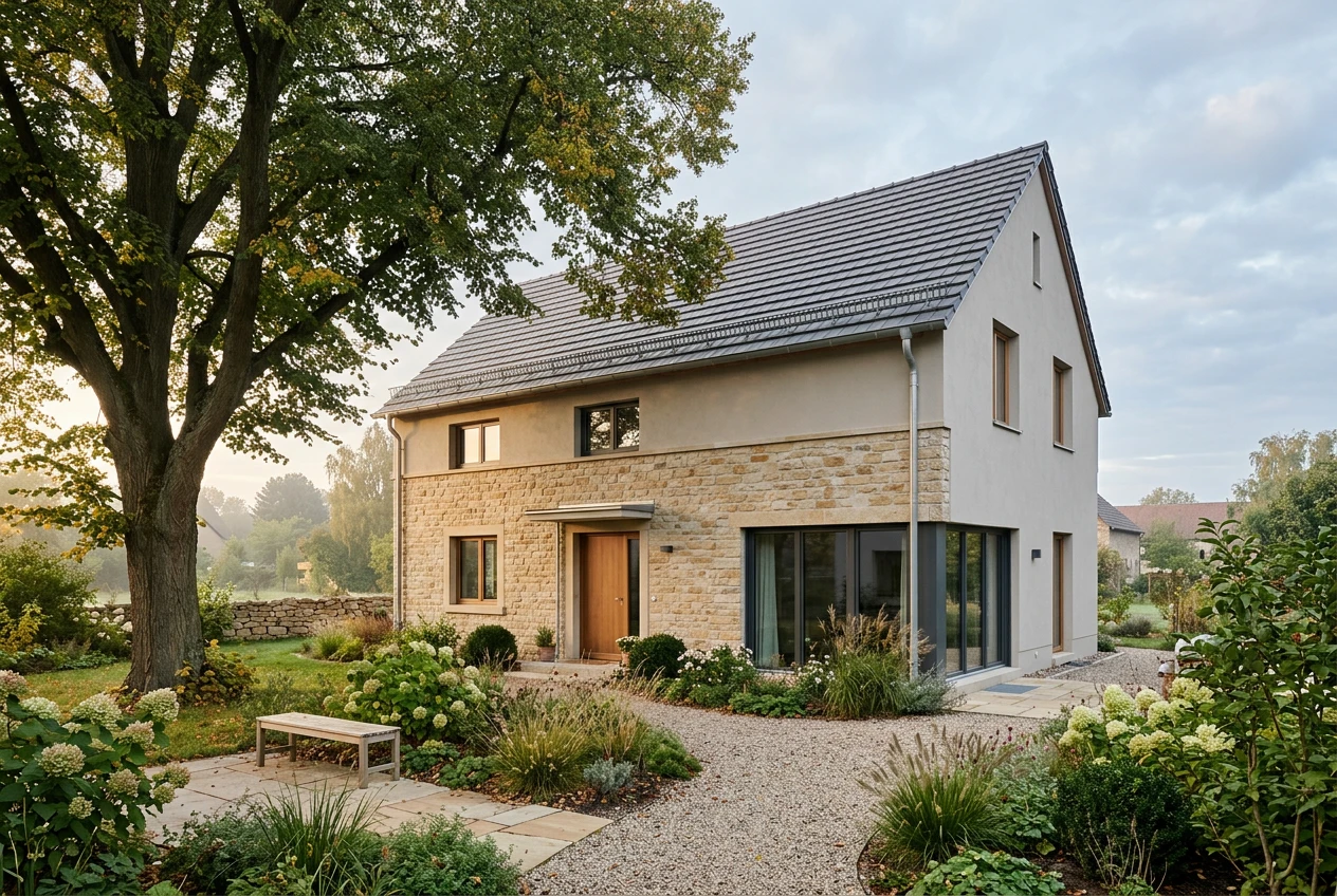 Sorgfältig modernisiertes Wohnhaus mit Garten