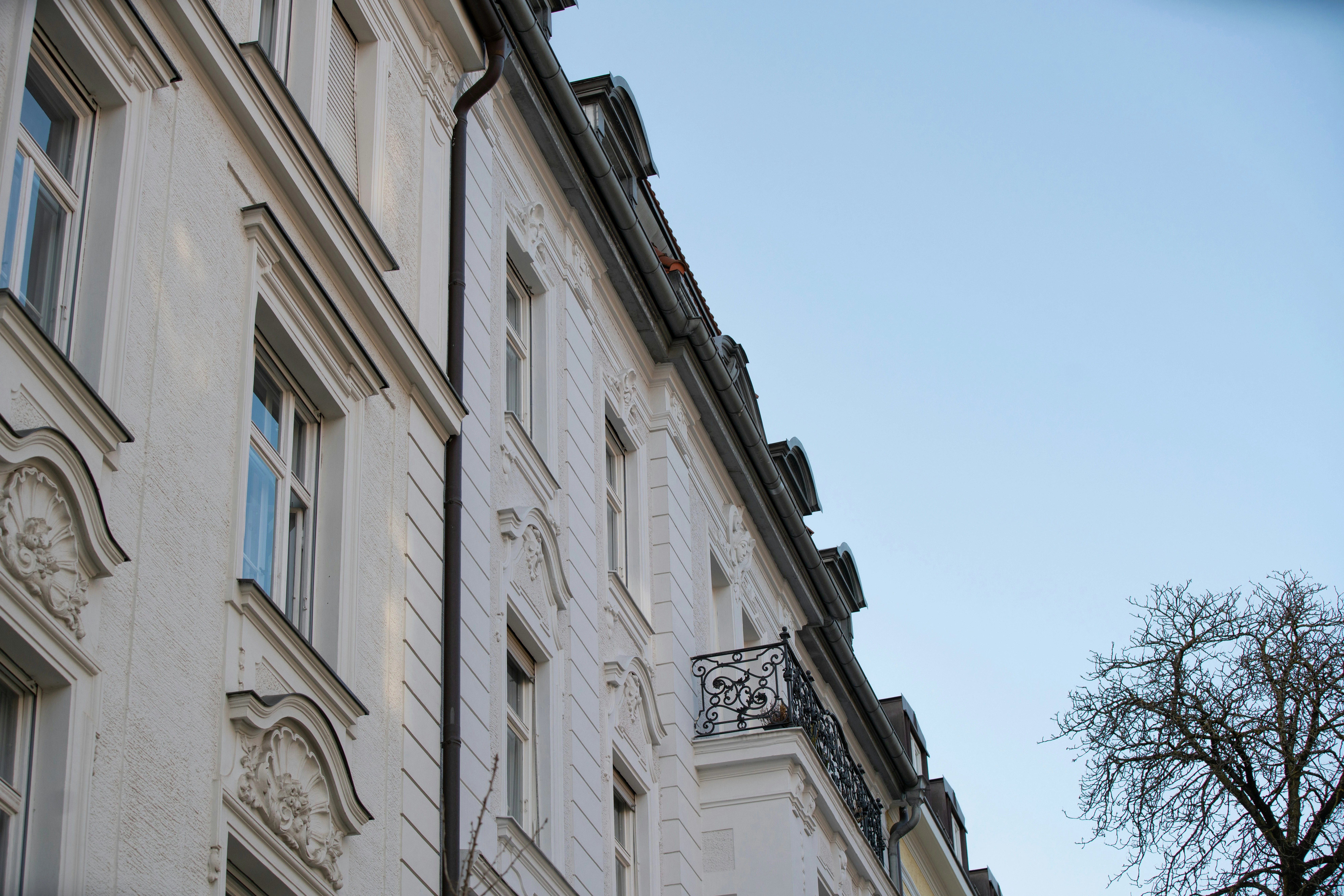 Modernisiertes Wohngebäude